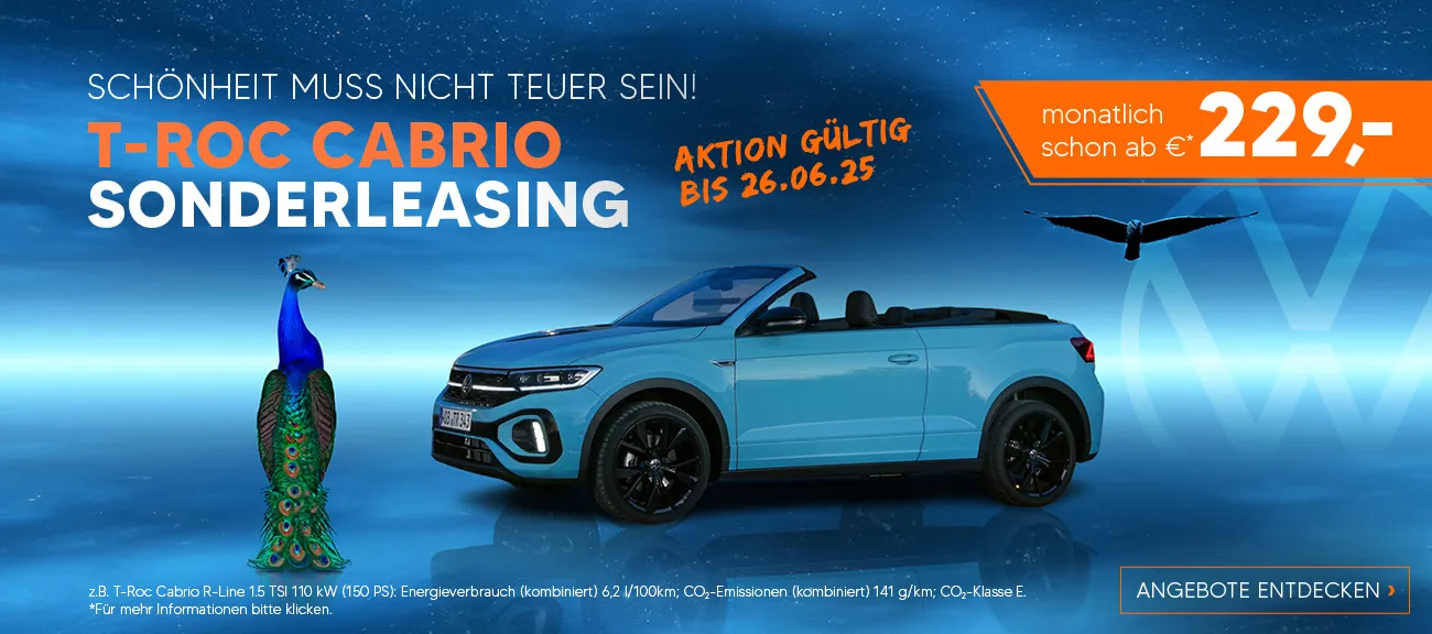 T-Roc Cabrio Sonderleasing