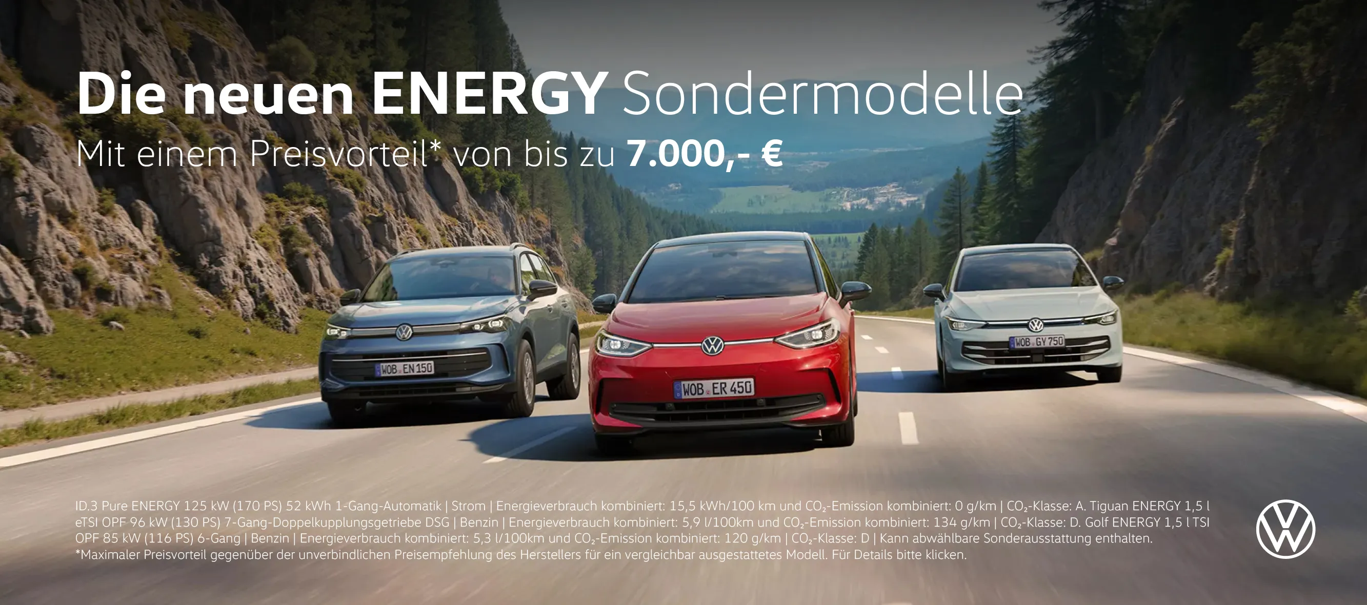VW Energy Sondermodelle