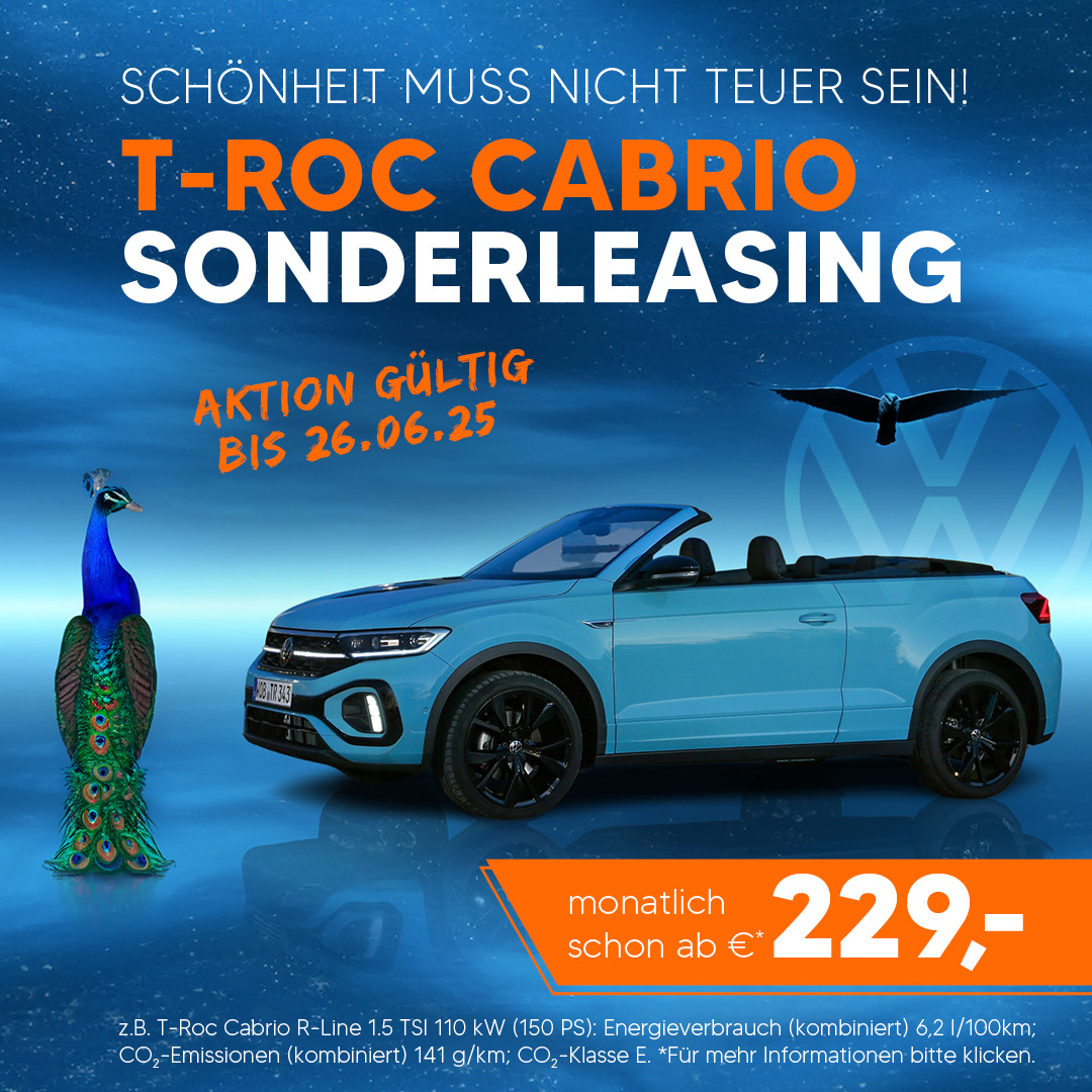 T-Roc Cabrio Sonderleasing