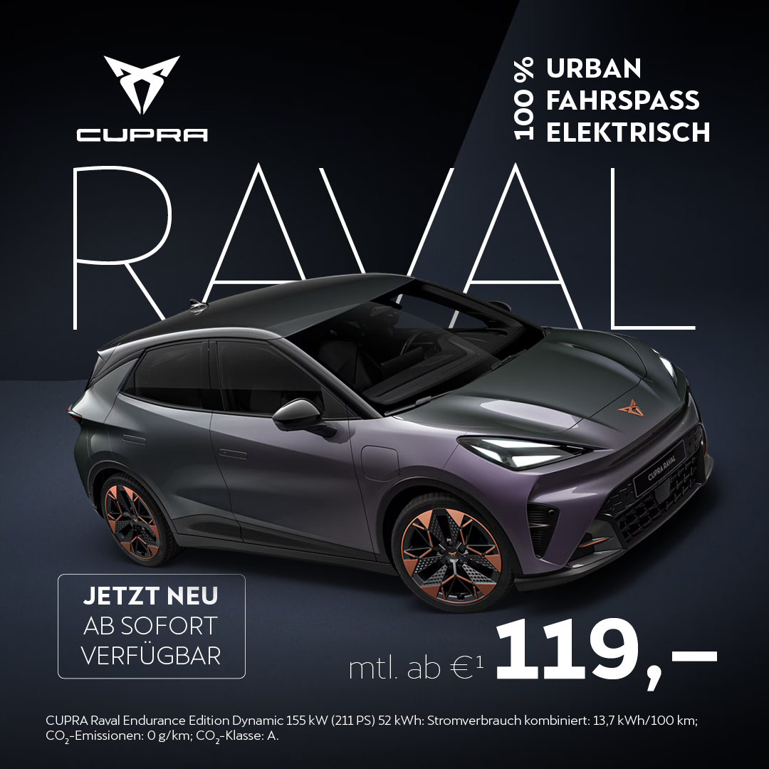 Cupra Raval ab sofort