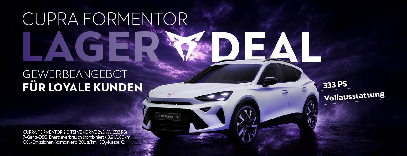 HEADER DESKTOP Cupra Formentor Lagerwagen Gewerbe