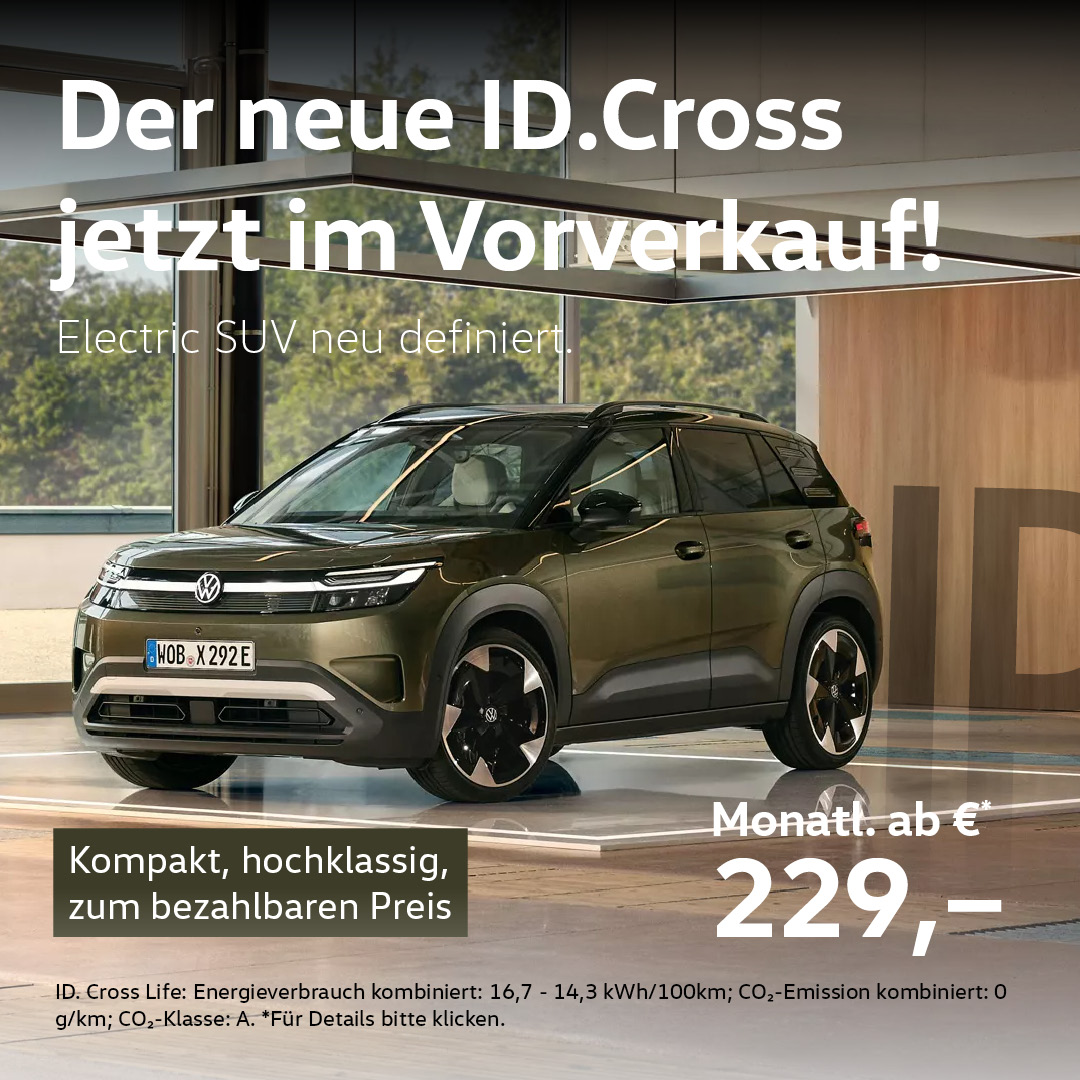 BEITRAGSBILD NEW VW ID CROSS