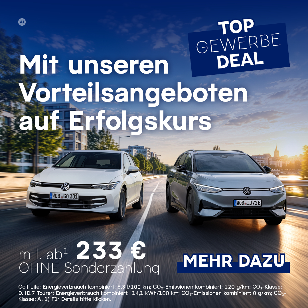 VW Gewerbe Sonderleasing